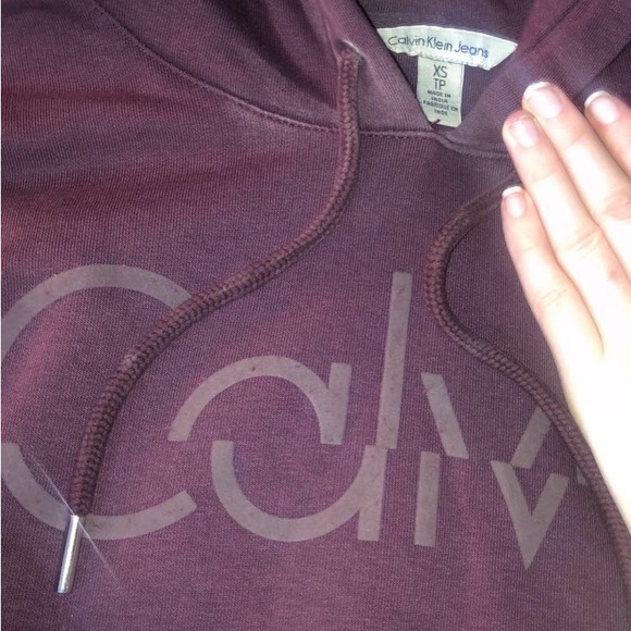 🛍️NWOT‼️ | Womens Size XS (SNUG fit) | Authentic Calvin Klein Brand Name Hoodie - Picture 2 of 2